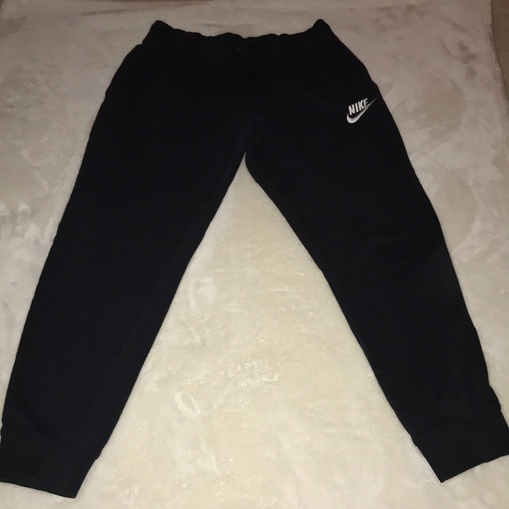 Nike Girls Jogger Sweatpants, Size L, Black
